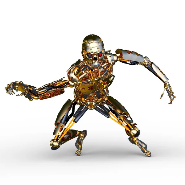 3D CG rendering of a robot — Stock Photo, Image