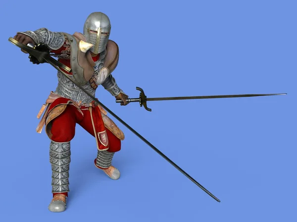 3D CG rendering of a knight — Stock Photo, Image