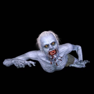 3d cg işleme bir zombi