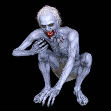 3d cg işleme bir zombi