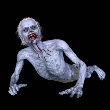 3d cg işleme bir zombi