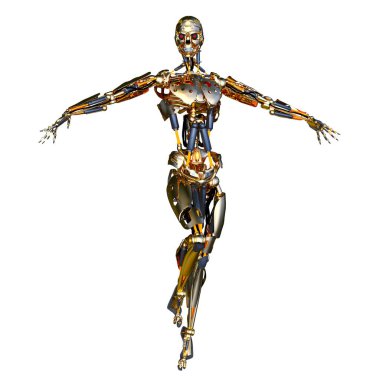 3d cg işleme bir robot