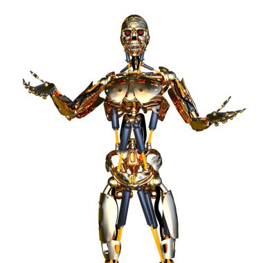 3d cg işleme bir robot