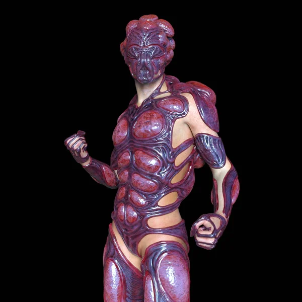 3D CG representación de un hombre mutante —  Fotos de Stock