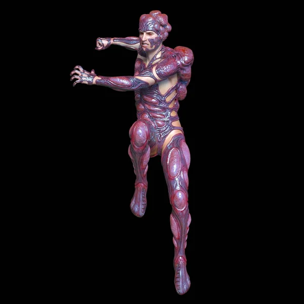 3D CG representación de un hombre mutante —  Fotos de Stock
