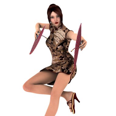 hayranları ile dans eden kadın