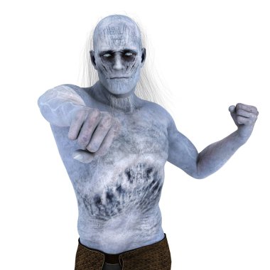 bir canavar 3d cg işleme