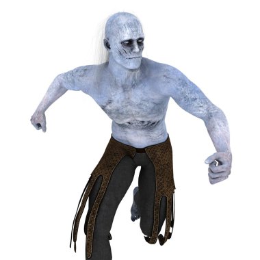 bir canavar 3d cg işleme