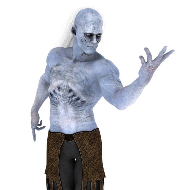 bir canavar 3d cg işleme