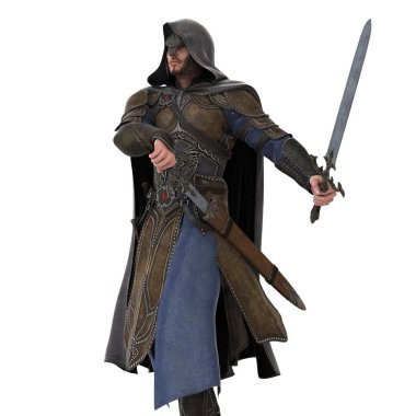 bir şövalyenin 3d cg işleme