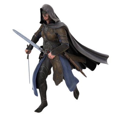 bir şövalyenin 3d cg işleme