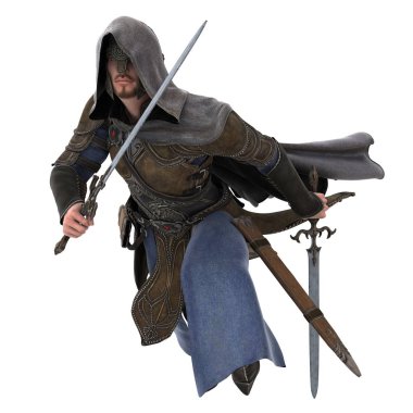 bir şövalyenin 3d cg işleme