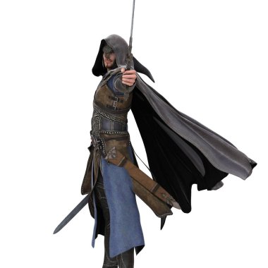 bir şövalyenin 3d cg işleme