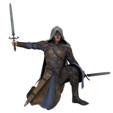 bir şövalyenin 3d cg işleme