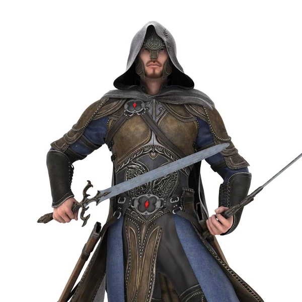 3D CG rendering of a knight — Stock Photo, Image