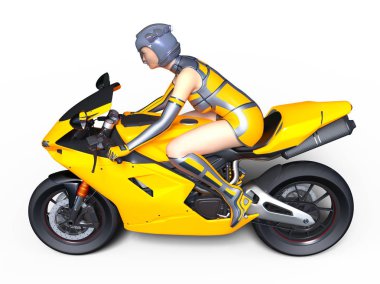 3d cg işleme süper bir kadın