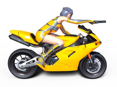 3d cg işleme süper bir kadın