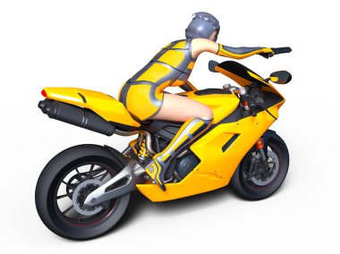 3d cg işleme süper bir kadın