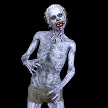 3d cg işleme bir zombi