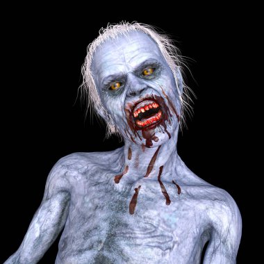 3d cg işleme bir zombi