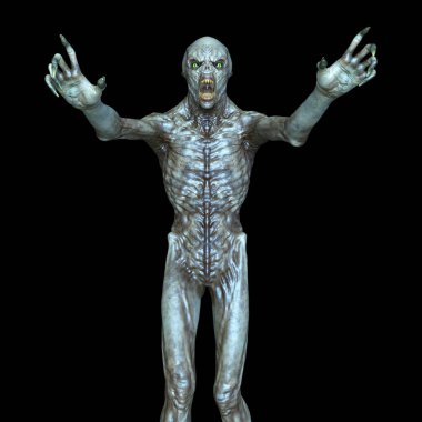 bir canavar 3d cg işleme