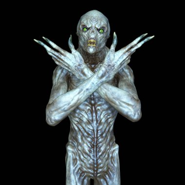 bir canavar 3d cg işleme