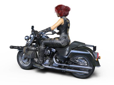 bir kadın savaşçı 3d cg render