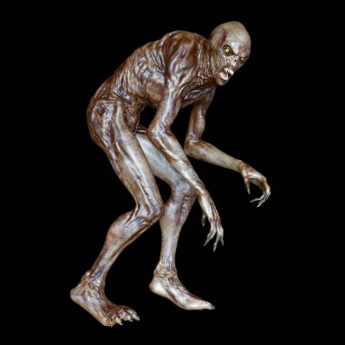 bir canavar 3d cg işleme