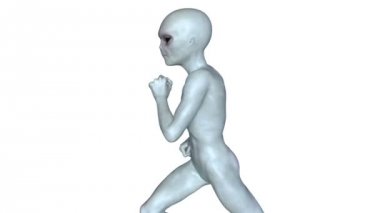 bir çalışan yabancı 3d cg işleme