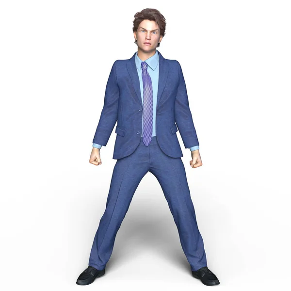 3D CG representación de un hombre joven — Foto de Stock