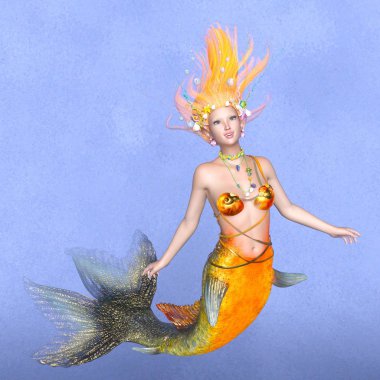 Deniz kızı 3d cg render