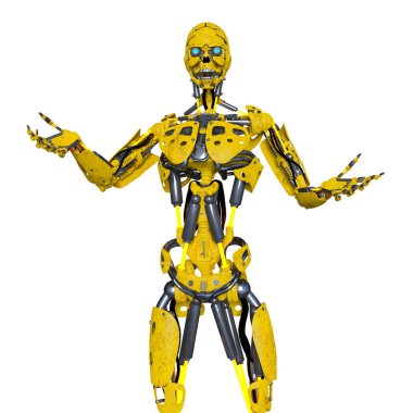 3d cg işleme bir robot