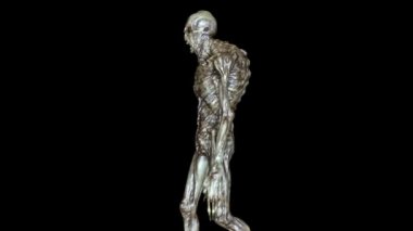 yürüyen bir canavar 3d cg işleme