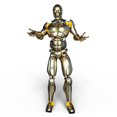 3d cg işleme bir robot