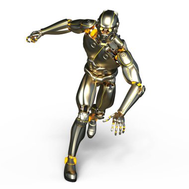 3d cg işleme bir robot