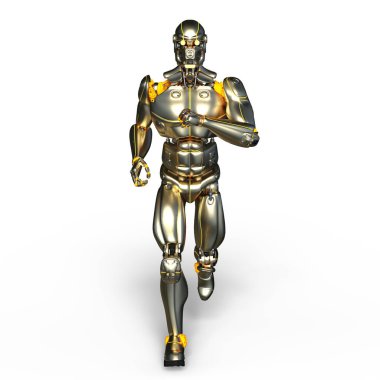 3d cg işleme bir robot