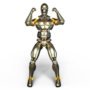 3d cg işleme bir robot