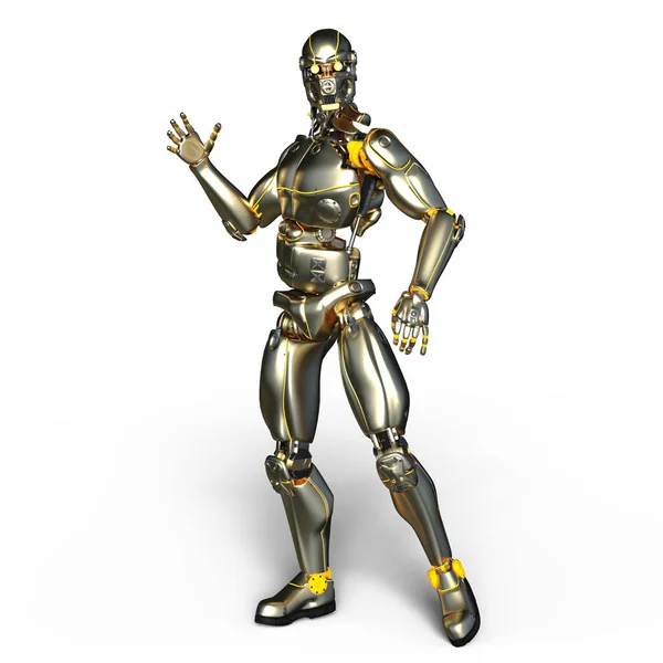 3D CG rendering of a robot — Stock Photo, Image