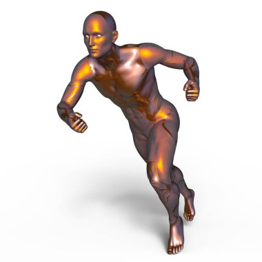 bir cyborg 3d cg render