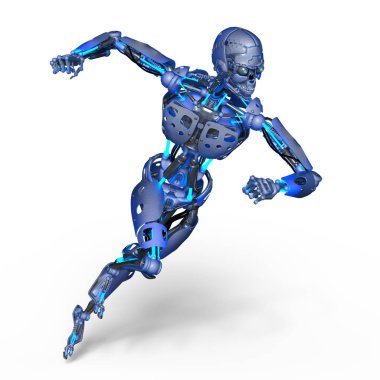 3d cg işleme bir robot