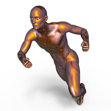 bir cyborg 3d cg render