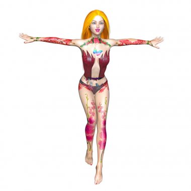 3d cg işleme bir peri