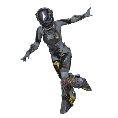 bir cyborg 3d cg render