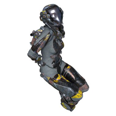 bir cyborg 3d cg render