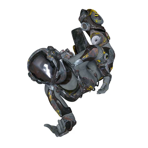 bir cyborg 3d cg render