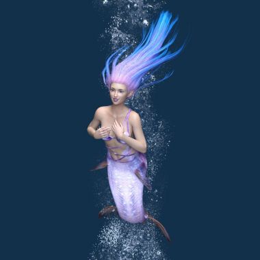 Deniz kızı 3d cg render
