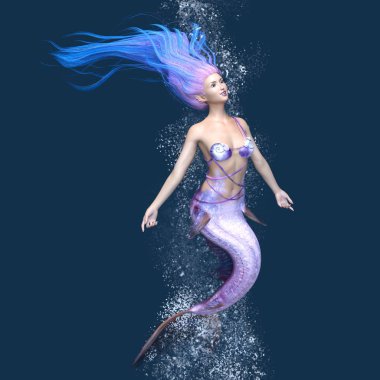 Deniz kızı 3d cg render