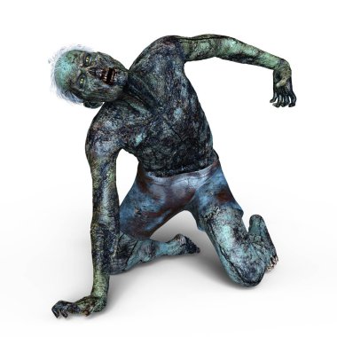 3d cg işleme bir zombi