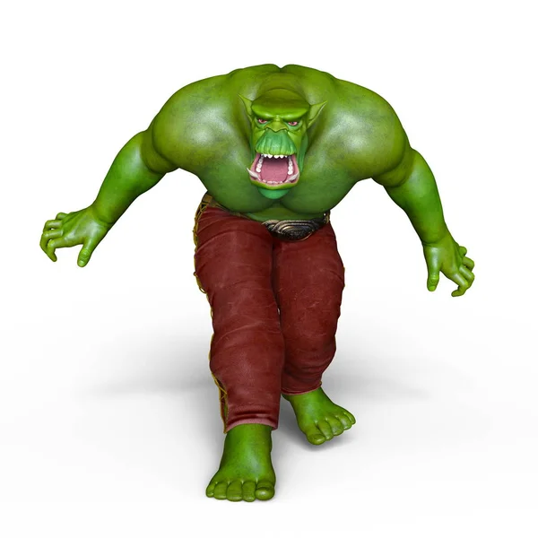 3D-cg rendering van een monster — Stockfoto