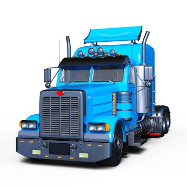 3d cg render bir römork